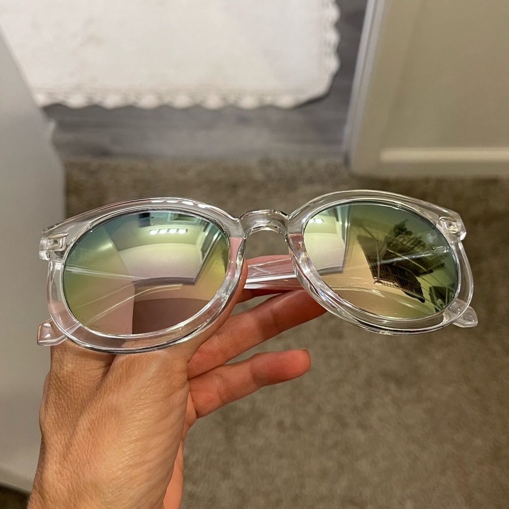Holographic sunglasses. These are super cool!